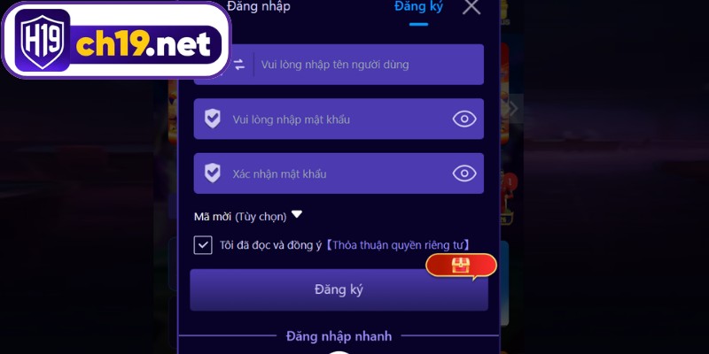 Hướng dẫn từng bước đăng ký H19 cho bạn mới